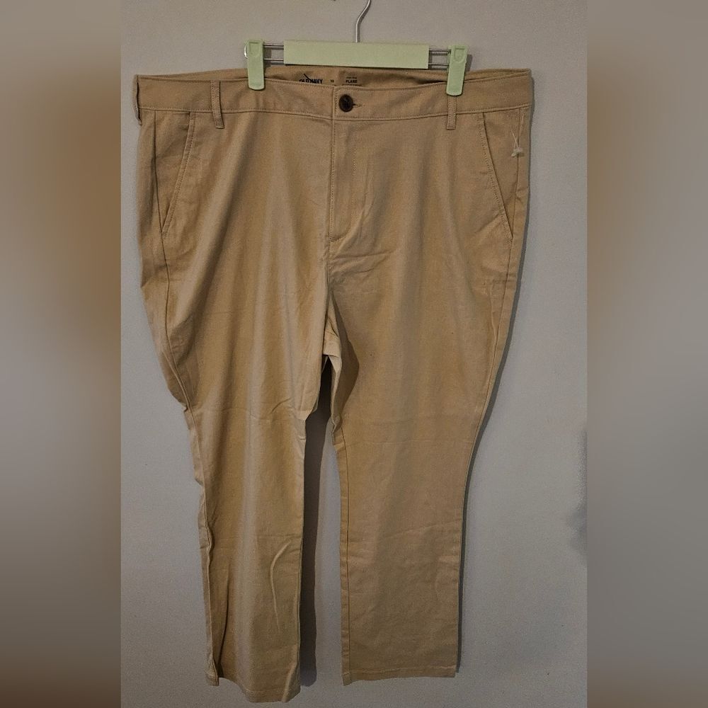 Old Navy Adjustable Waist High Rise Flare Chinos Size 18